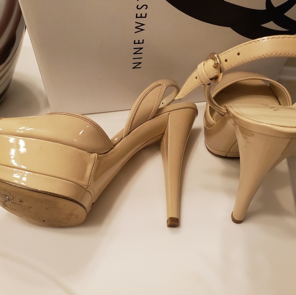 Nine West Nude Platform Heels - Picture 4 of 5